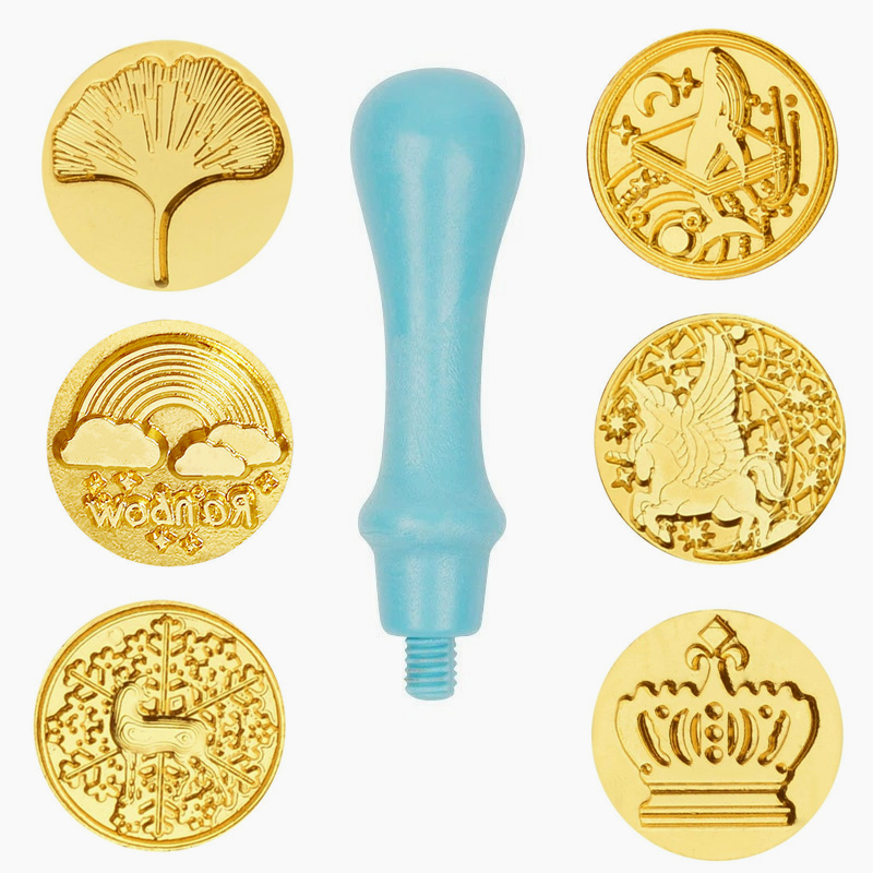 Wax Seal Stamp Set - Retro Wax Seal Stamp Set with