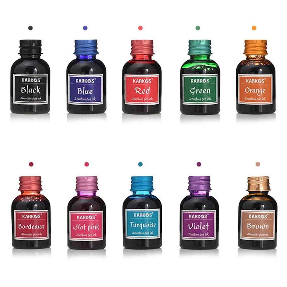 Fountain Pen Bottled Ink - 30MlL Pure Colorful Fountain Pen Ink
