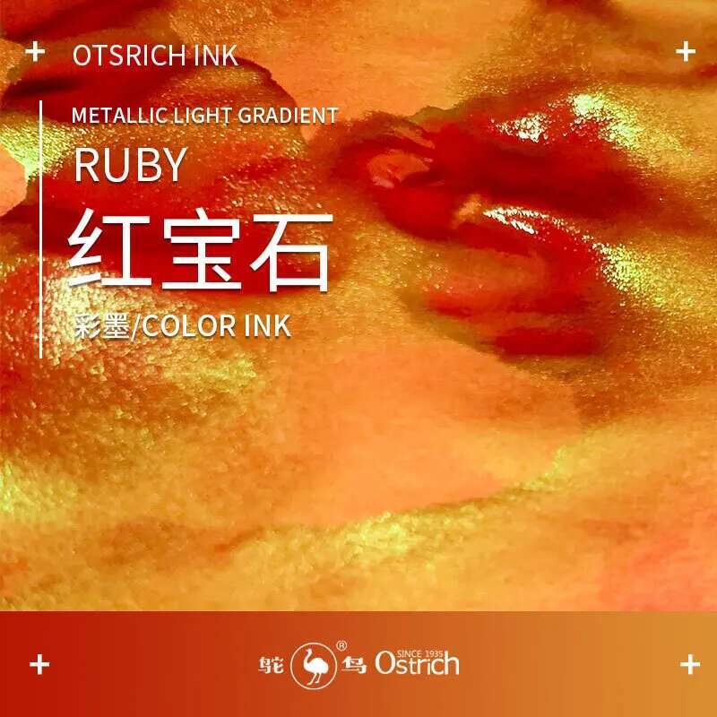 Ostrich Sheen Color Ink Gradie - đánh giá và giá Fountain Pen Bottled Ink