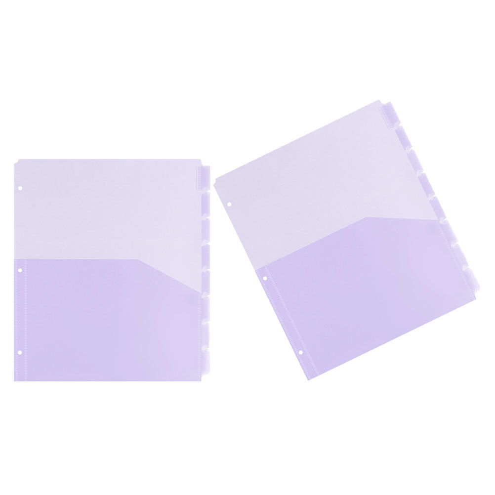2Sets A4 3-Hole Divider Pages  - đánh giá và giá Tab Divider A4