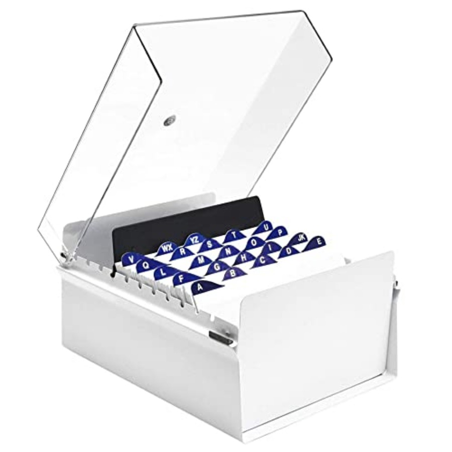 5 X 8 Card File Holder Organiz - đánh giá và giá Card Index Box