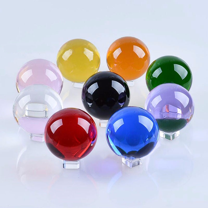 50mm Colors Crystal Ball Photo - đánh giá và giá Book Weight Glass
