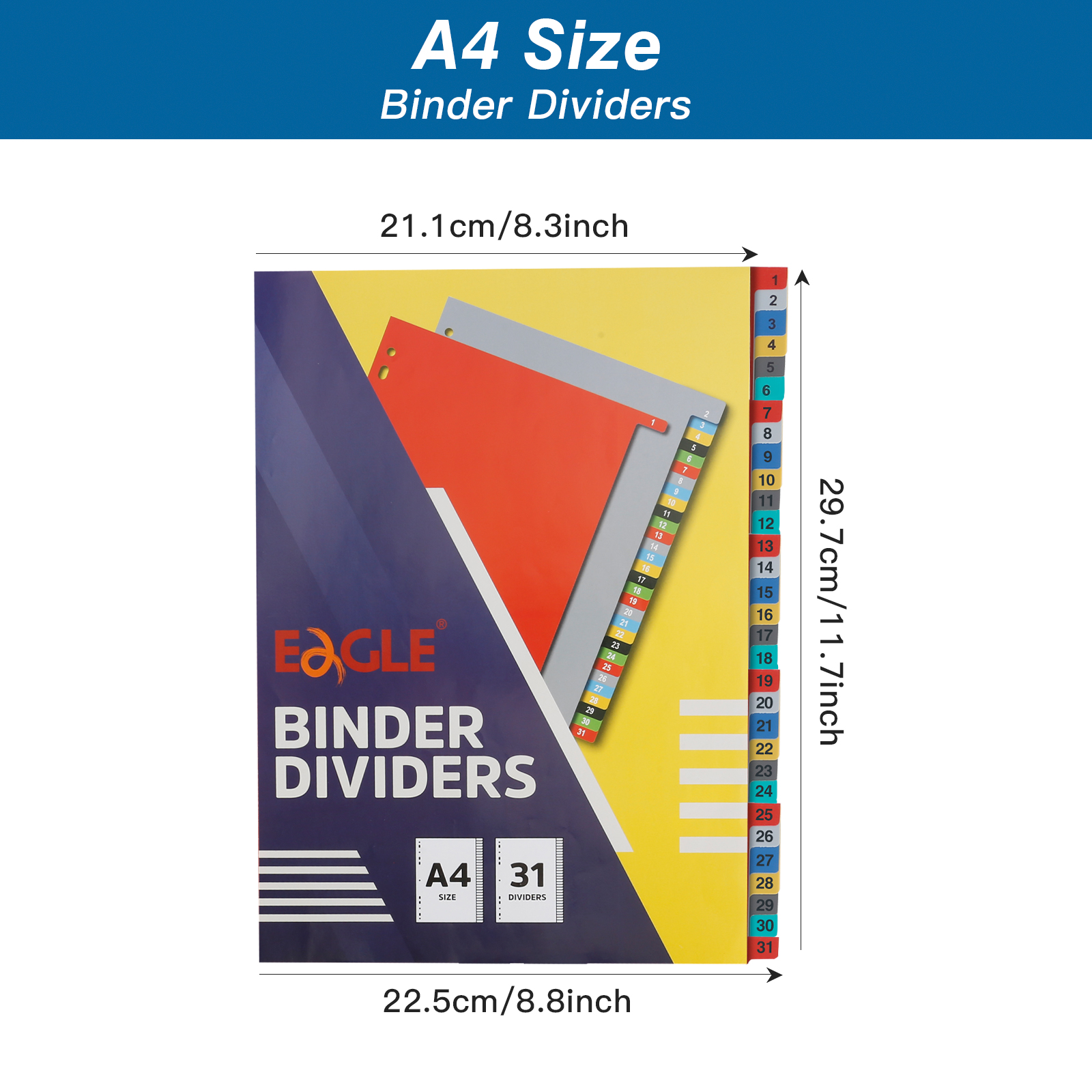 EAGLE A4 Binder Index Divider  - đánh giá và giá Tab Divider A4