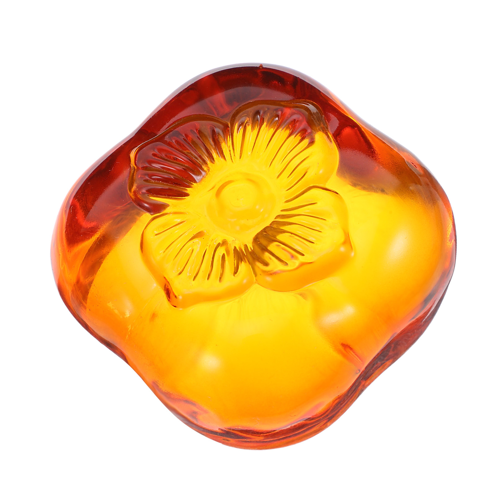 Crystal Persimmon Desk Paperwe - đánh giá và giá Book Weight Glass