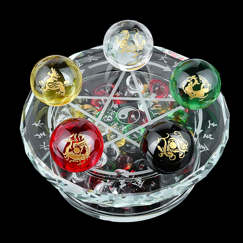 Five Elements Five Gods of Wea - đánh giá và giá Book Weight Glass