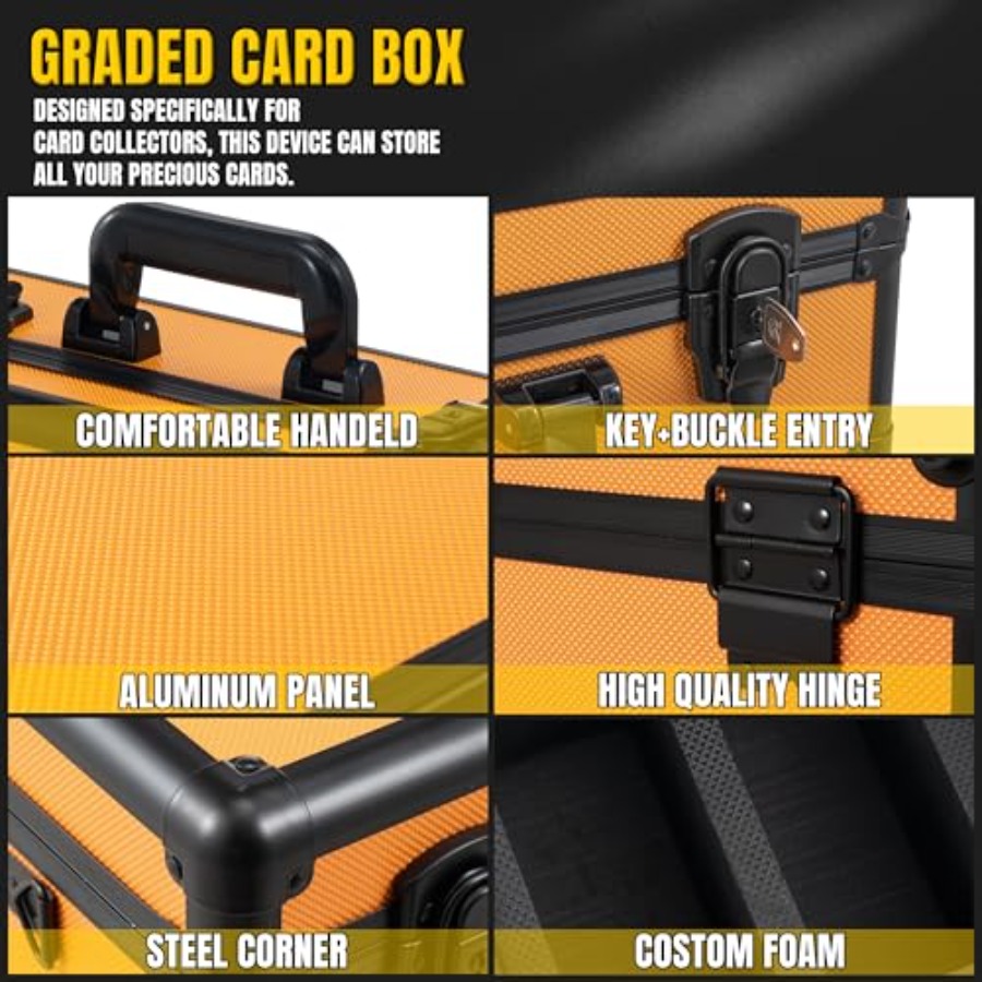 Graded Card Storage Box Alumin - đánh giá và giá Card Index Box