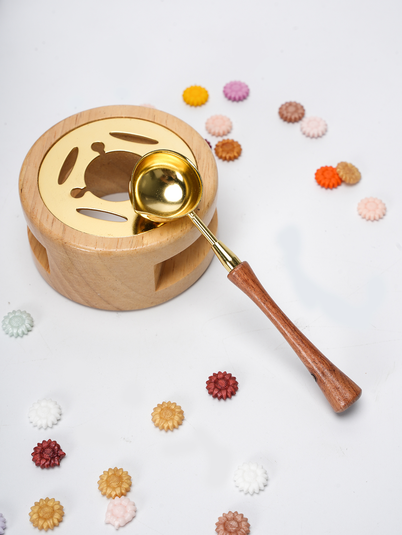 1set Wax Seal Set Wood Wax Mel - đánh giá và giá Wax Seal Stamp Set