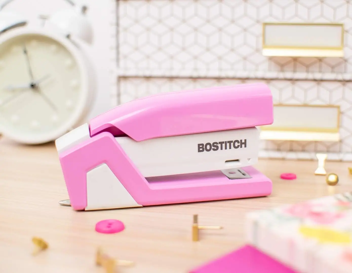 Spring-Powered Stapler, 3-in-1 - đánh giá và giá Stapler Half Strip