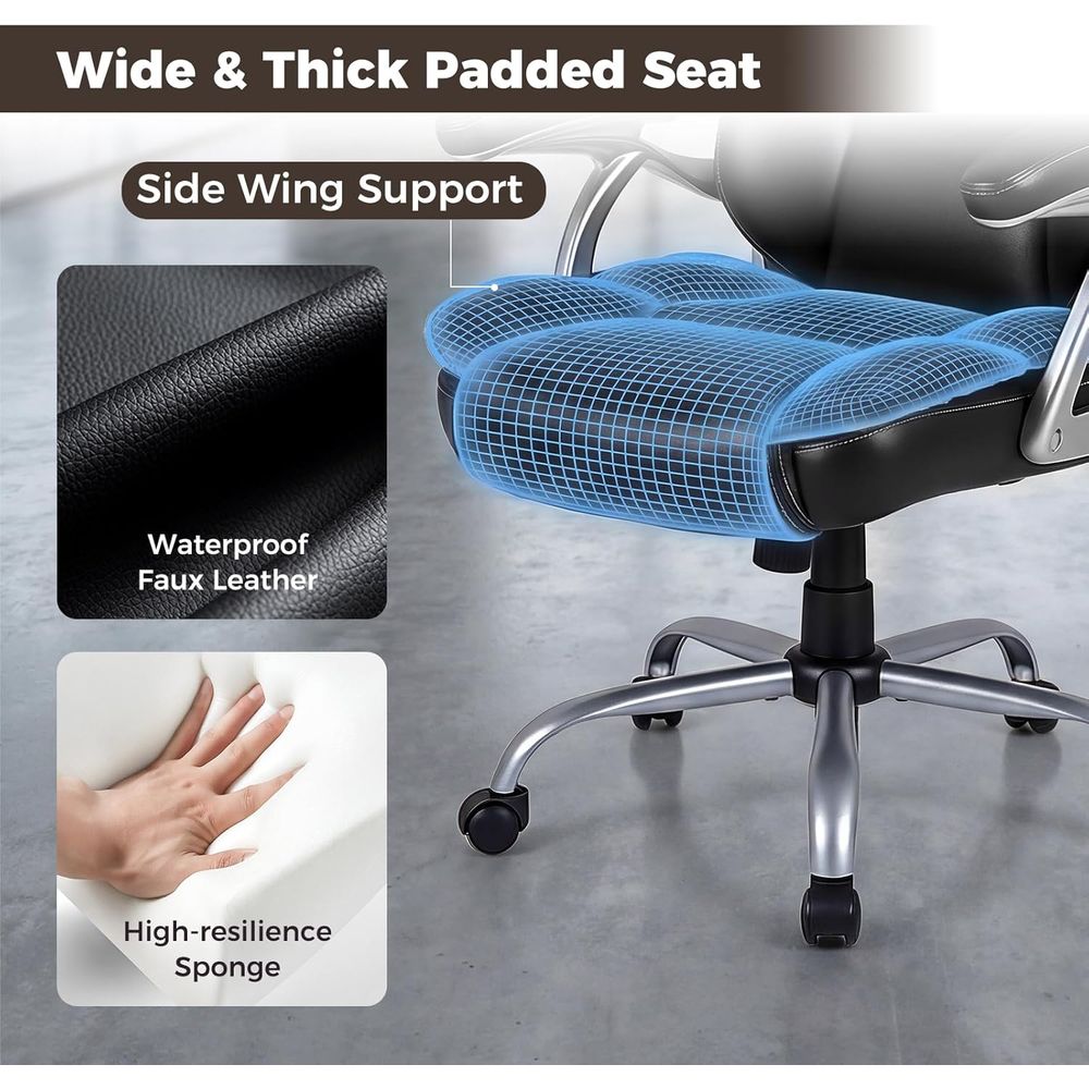 High Back Leather Ergonomic Sw - đánh giá và giá Leather Desk Pad