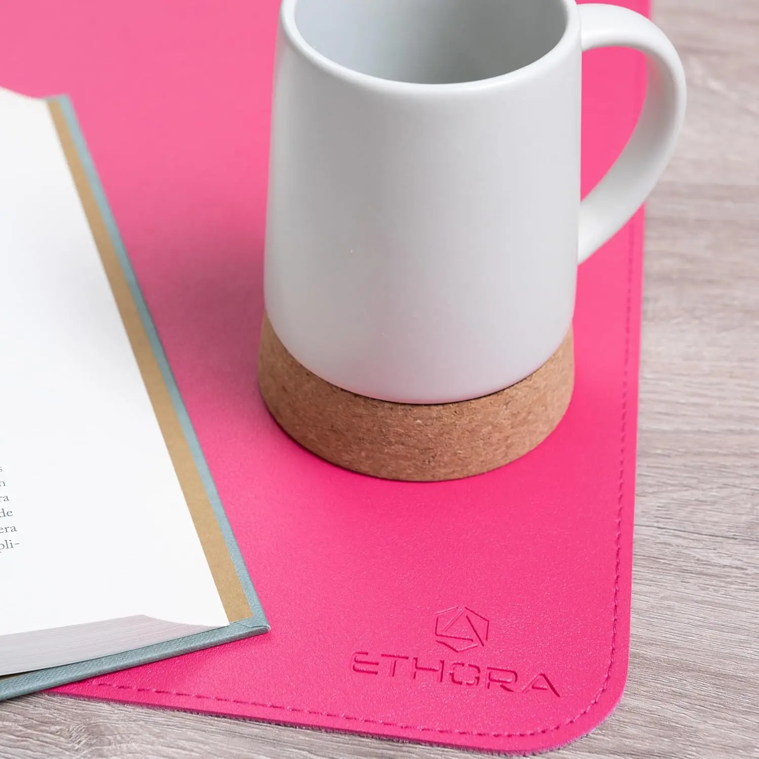 Desk Mat with Non-Slip Suede B - đánh giá và giá Leather Desk Pad