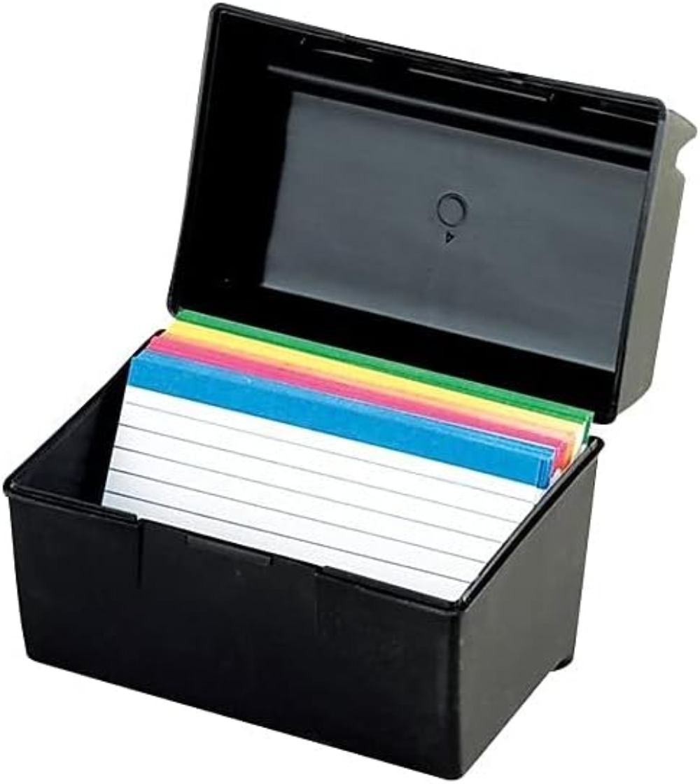 Plastic Index Card Box, 4x6 In - đánh giá và giá Card Index Box