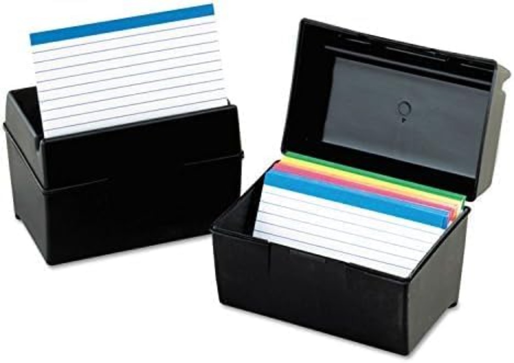 Plastic Index Card Box, 4x6 In - đánh giá và giá Card Index Box
