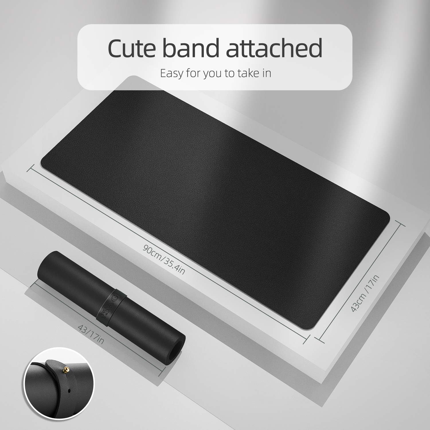 Dual-Sided Desk Pad Protector, - đánh giá và giá Leather Desk Pad
