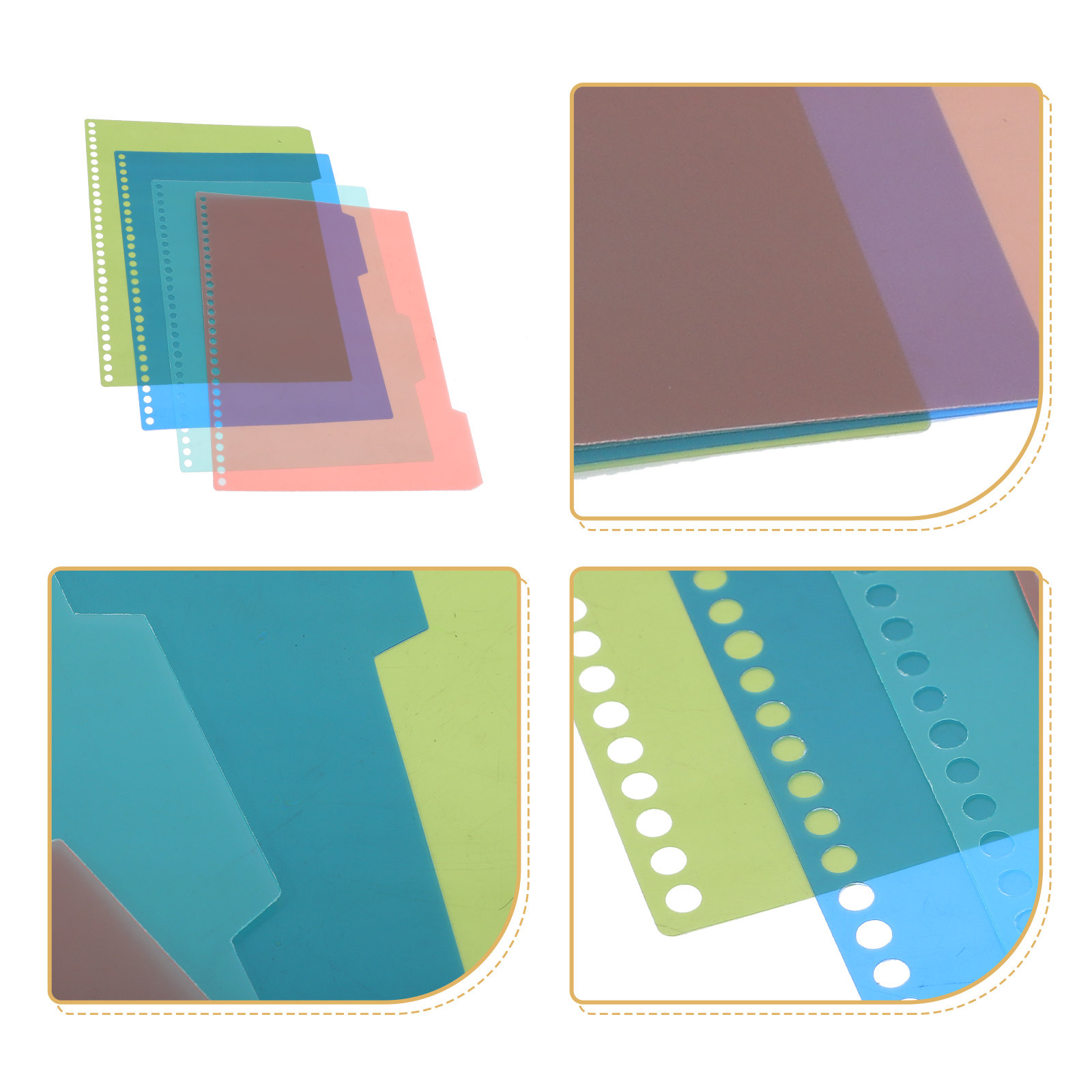 4Pcs Plastic Index Dividers fo - đánh giá và giá Tab Divider A4