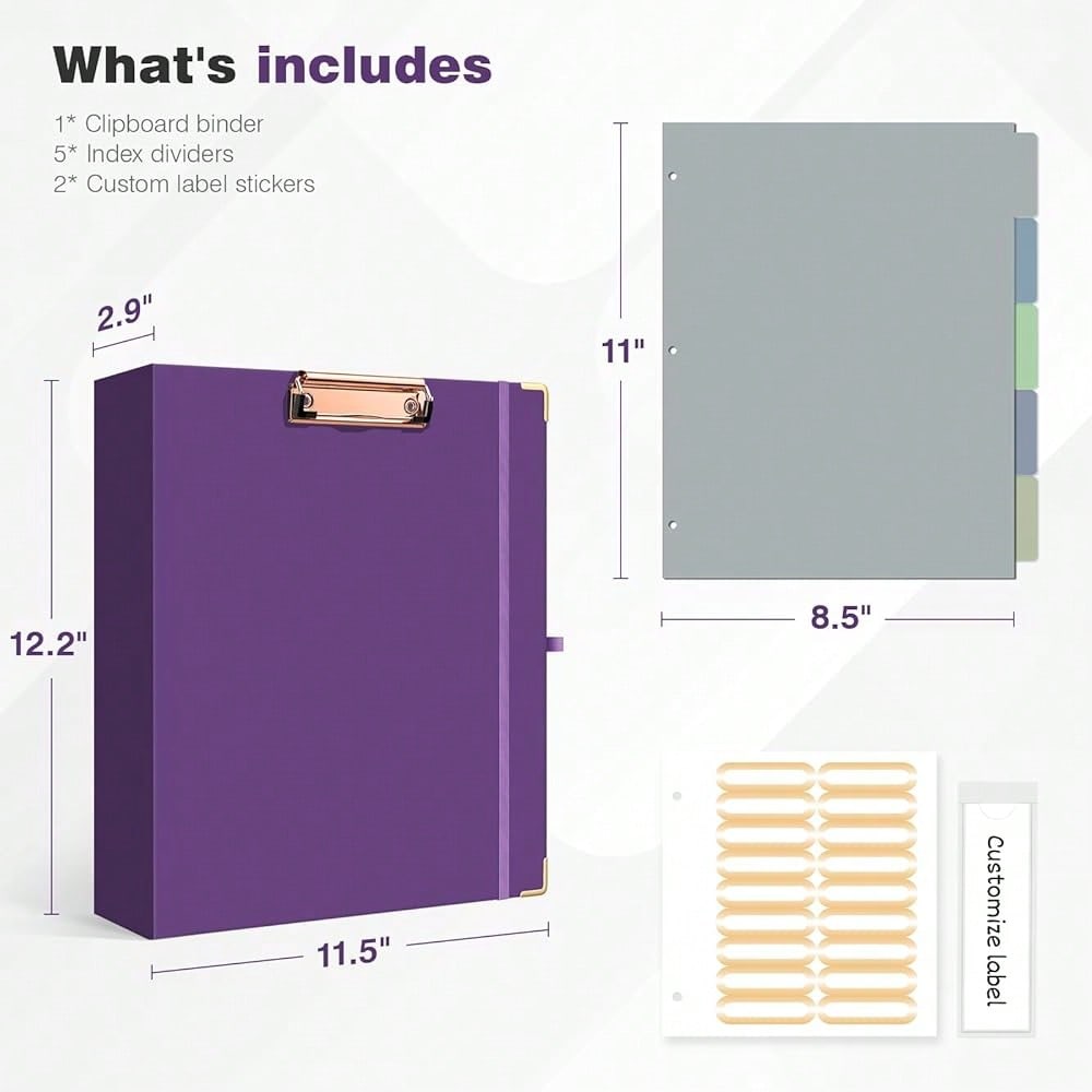 Mini 3 Ring Binder 2 Inch For  - đánh giá và giá Tab Divider A4