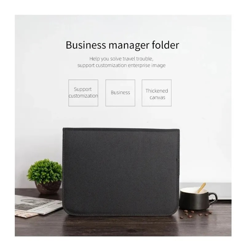 Large Black Business Portfolio - đánh giá và giá Binder A4 Lever