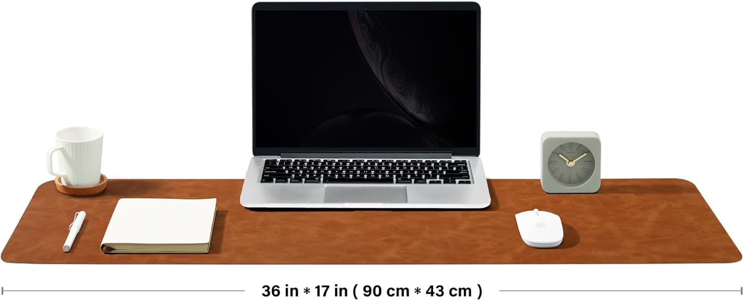 Distressed Leather Desk Mat -  - đánh giá và giá Leather Desk Pad