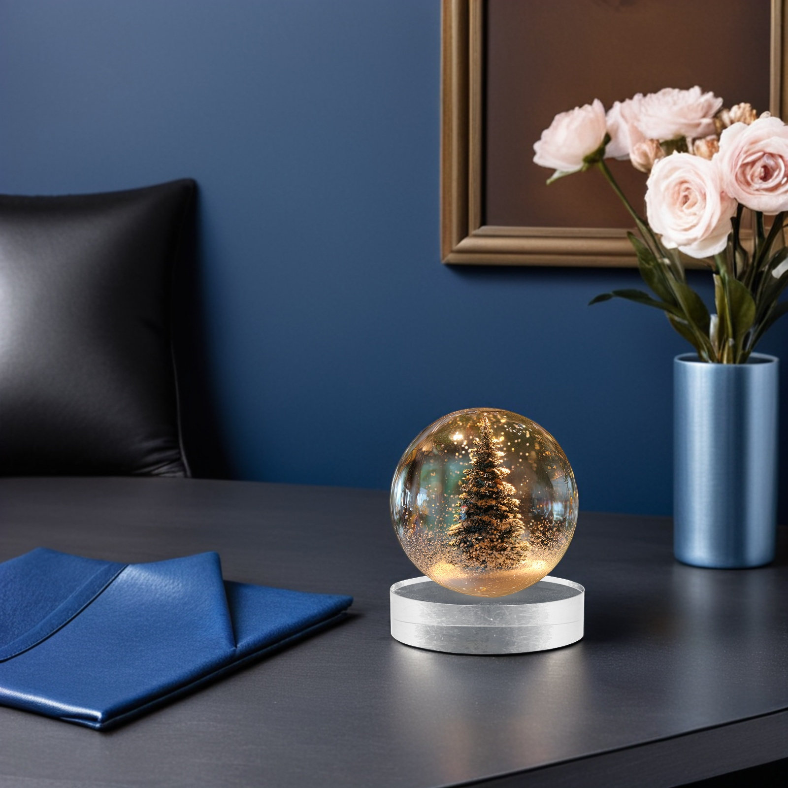 2Pcs Crystal Round Paperweight - đánh giá và giá Book Weight Glass