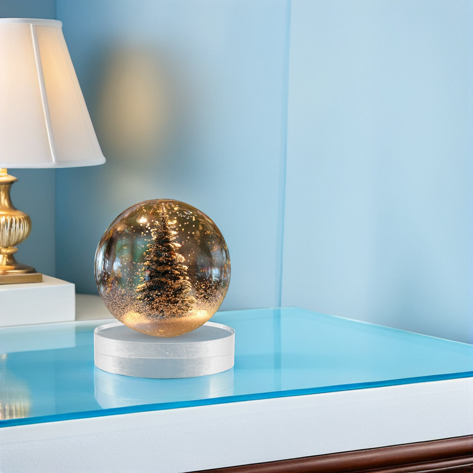 2Pcs Crystal Round Paperweight - đánh giá và giá Book Weight Glass