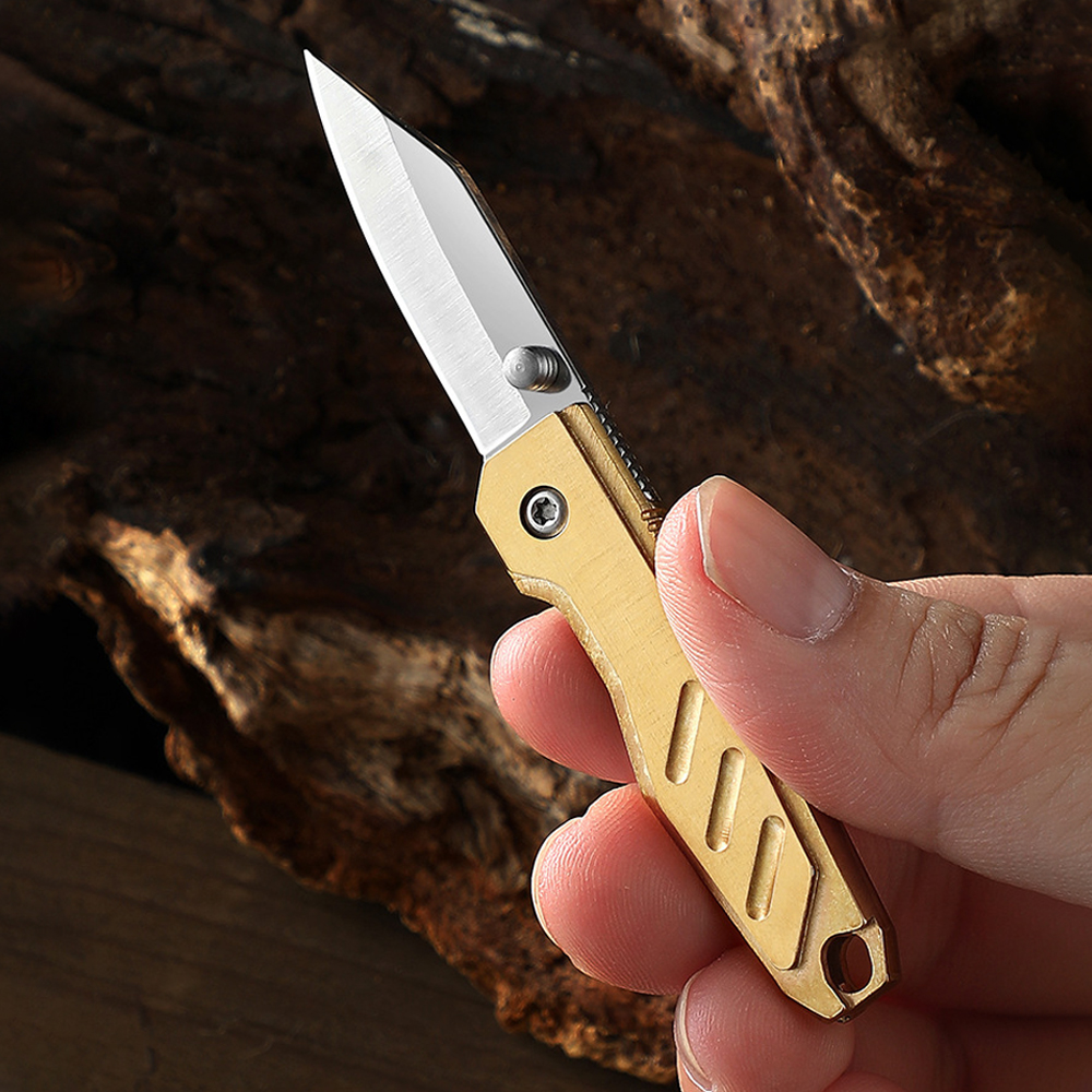 Brass Mini Folding Utility Kni - đánh giá và giá Letter Opener Brass