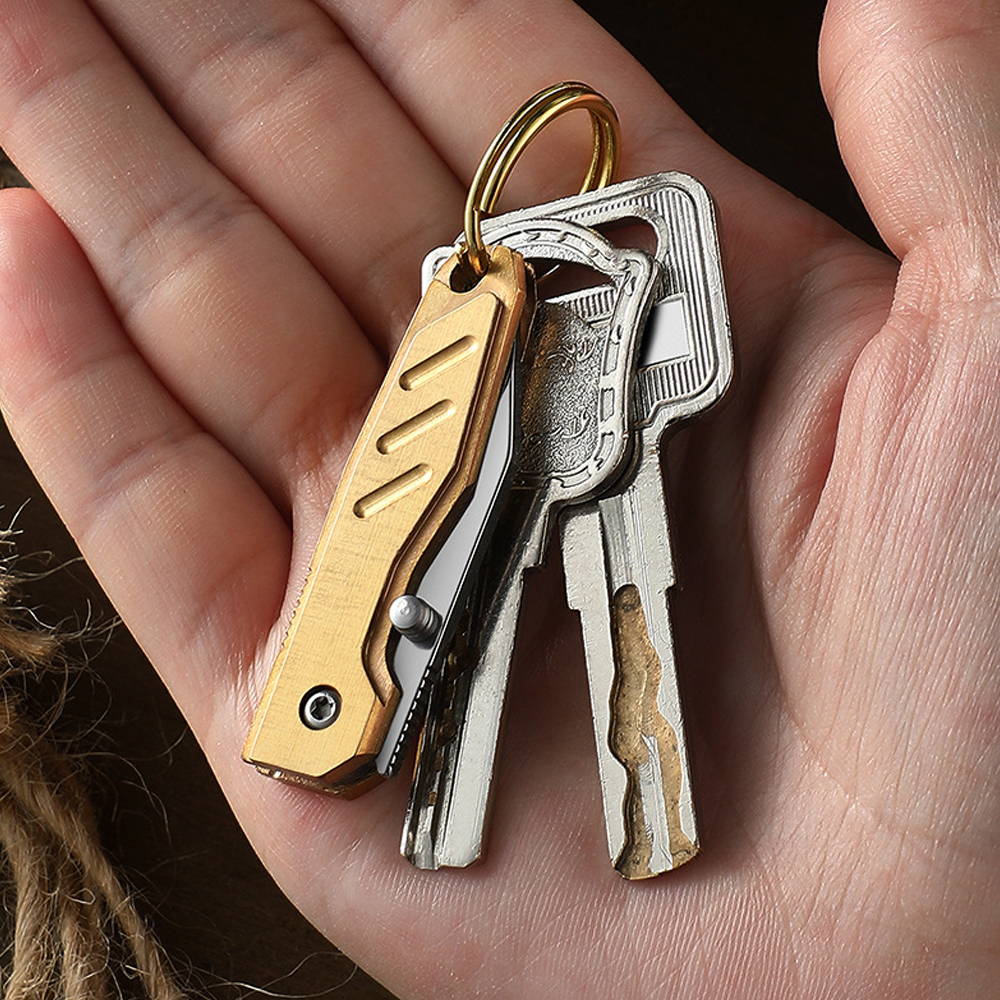 Brass Mini Folding Utility Kni - đánh giá và giá Letter Opener Brass